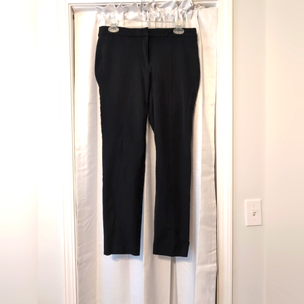 J. Jill Premium Bi-Stretch Pants Women's Black Ankle‎ Length Size 8 Long